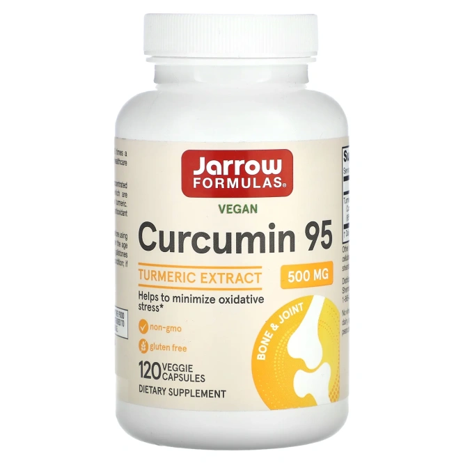 Jarrow Formulas vegan Curcumin 95, 500 mg, 120 вегетарианских капсул
