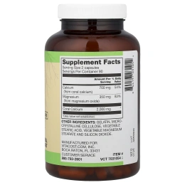 Vitacost, Root2®, коралловый кальций с магнием, 180 капсул