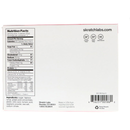 SKRATCH LABS, Sport Energy Chews, Raspberry, 10 Pack, 1.8 oz (50 g) Each