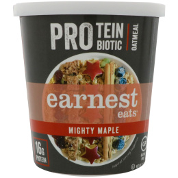 Earnest Eats, Protein Probiotic Oatmeal, Mighty Maple, 2.5 oz (71 g)