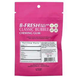 B-Fresh, Жевательная резинка, классическая, без сахара, 25 шт. (50 г)