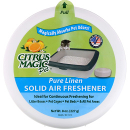 Citrus Magic, Твердый освежитель воздуха, Pure Linen, 8 унц. (227 г)