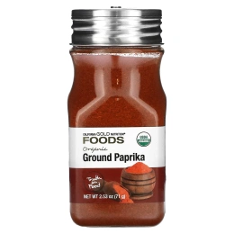 California Gold Nutrition, Foods, органическая паприка, молотая, 71 г (2,53 унции)