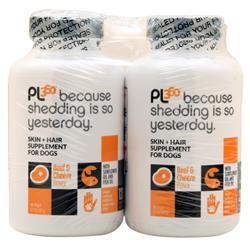 PL360, Добавка для кожи и волос для собак со вкусом говядины и сыра 240 таблеток