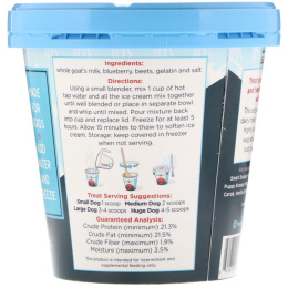 Puppy Cake, Мороженое из козьего молока для собак, вкус черники, 5,35 унций (151,7 г)