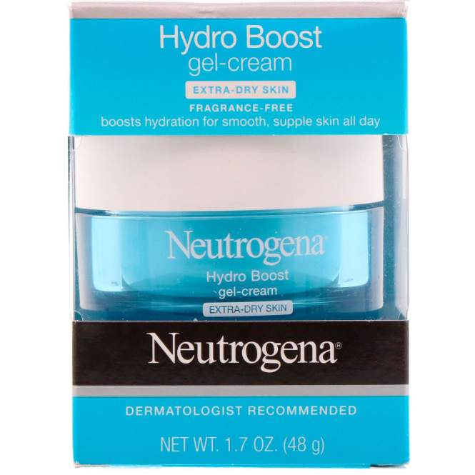 Neutrogena, Hydro Boost, увлажняющий гель-крем, для очень сухой кожи, без отдушки, 48 г (1,7 унции)