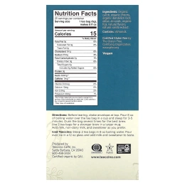 Teeccino, Жареный травяной чай, одуванчик, ваниль, орехи, без кофеина, 25 чайных пакетиков, 150 г (5,3 унции)