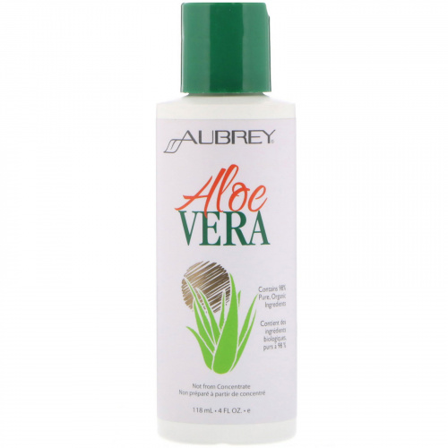 Aubrey Organics, Aloe Vera, 4 fl oz (118 ml)