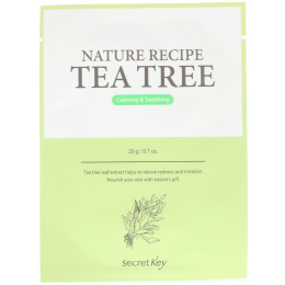 Secret Key, Nature Recipe Mask Pack, Tea Tree, 10 Masks, 0.7 oz (20 g) Each