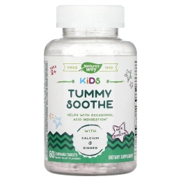 Nature's Way, Kids, Tummy Soothe, для детей от 2 лет, Berry Blast, 60 жевательных таблеток