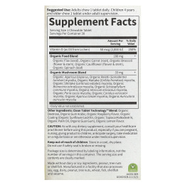 Garden of Life, Веган D3, органические жевательные конфеты, малина-лимон, 2000 МЕ, 30 штук