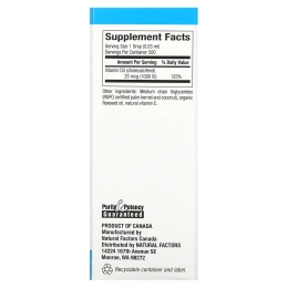 Natural Factors, Капли с витамином D3, 1000 МЕ, 0,5 жидкой унции (15 мл)