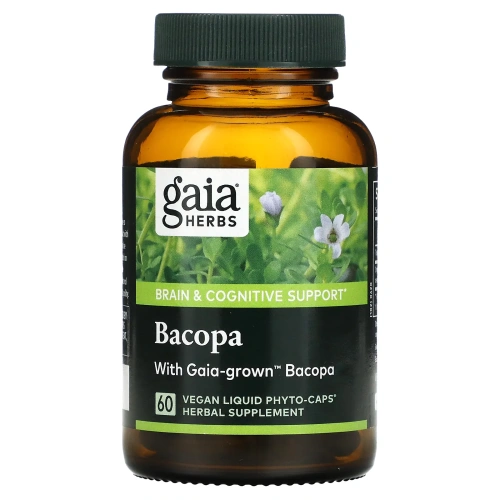 Gaia Herbs, Бакопа, 60 веганских капсул Phyto-Cap
