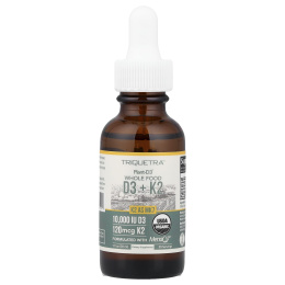 Triquetra Health, Plant-D3®, цельнопищевые витамины D3 и K2, 30 мл (1 жидк. унция)