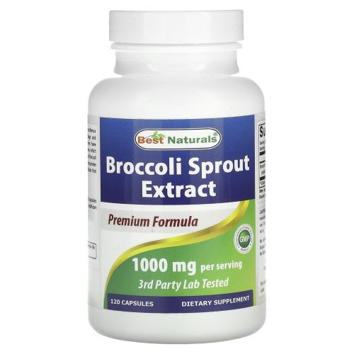 Best Naturals, Broccoli Sprout Extract, 1000 mg, 120 Capsules
