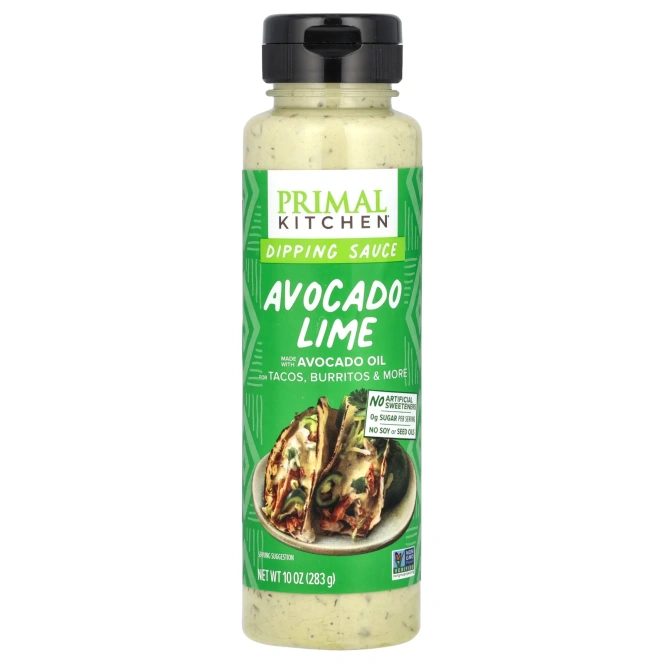 Primal Kitchen, Соус для макания, авокадо и лайм, с маслом авокадо, 283 г (10 унций)