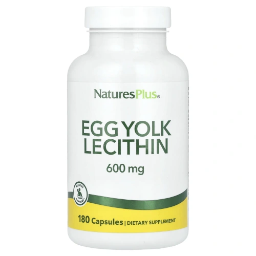NaturesPlus, лецитин из яичного желтка, 180 капсул