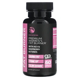 Nobi Nutrition, Средство для сжигания жира премиум-класса для женщин, 60 капсул