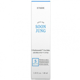 Etude, Soon Jung, 5 Panthensoside Cica Balm, 1.35 fl oz (40 ml)