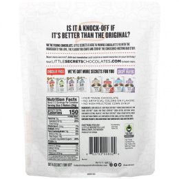 Little Secrets, Mini Crispy Wafers, арахисовая паста в темном шоколаде, 10 штук в индивидуальной упаковке, 100 г (3,5 унции)