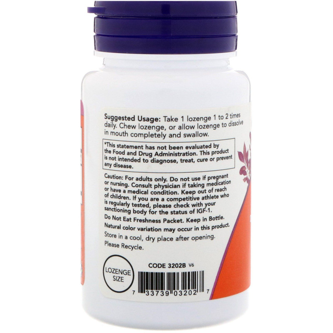 Now Foods, ИФР-1, 30 пастилок