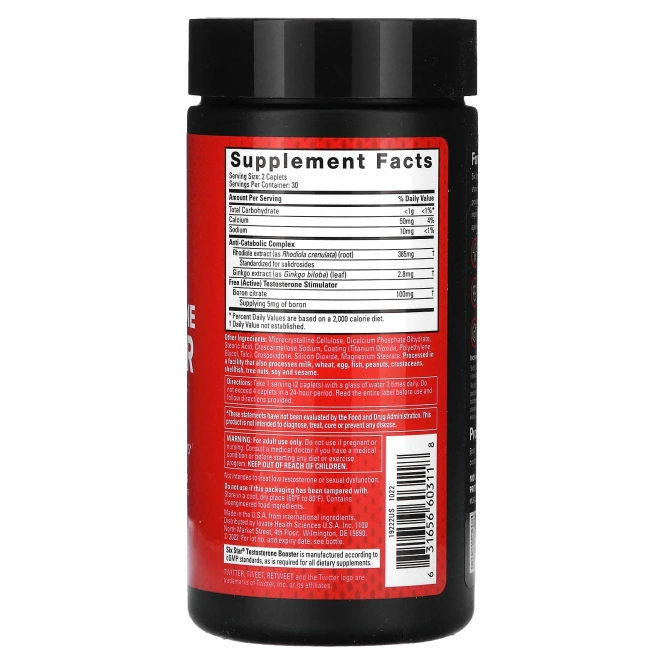 Six Star, Six Star Pro Nutrition, Активатор Тестостерона, Элитная Серия, 60 капсул