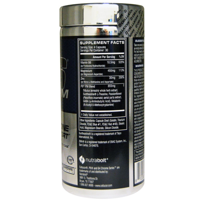 Cellucor, Ночной тестостерон и улучшение сна, 120 капсул