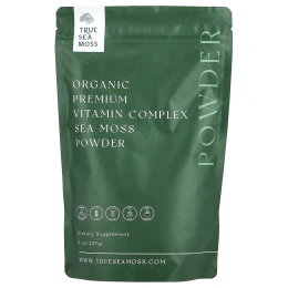 True Sea Moss, Органический витаминный комплекс премиального качества в порошке с морским мхом, 227 г (8 унций)
