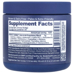BodyHealth, Perfect Amino ™, ягодное ассорти, 197,4 г (6,96 унции)