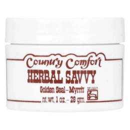 Country Comfort, Herbal Savvy, желтокорень и мирра, 1 унции (28 г)