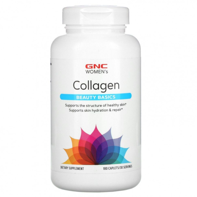 GNC, Women's Collagen, Beauty Basics, 180 Caplets
