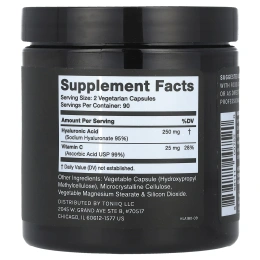 Toniiq, Гиалуроновая кислота, 180 капсул