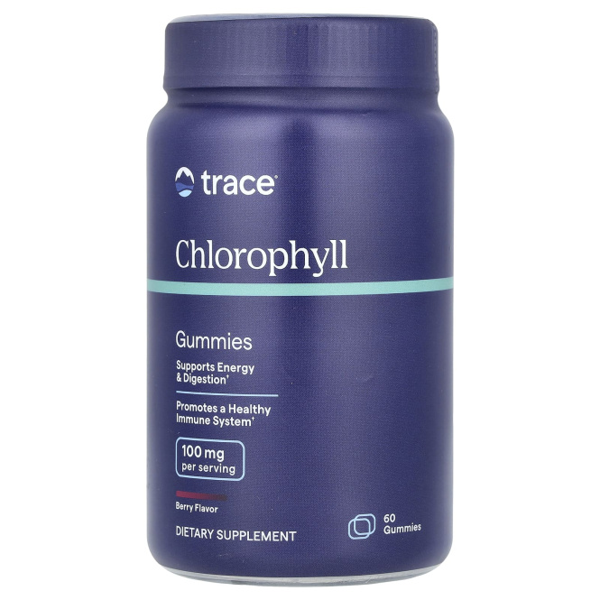 Trace Minerals Research, Мармелад с хлорофиллом Ягодные 60 мармеладок