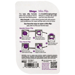 Blistex, Bliss Flip, мягкий и шелковистый бальзам для губ, с протеинами шелка, 0,25 унции (7 г)