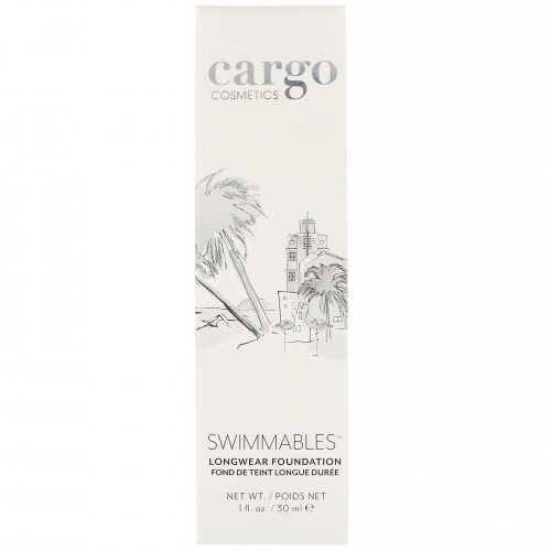 Cargo, Swimmables, стойкая тональная основа, оттенок 10, 30 мл