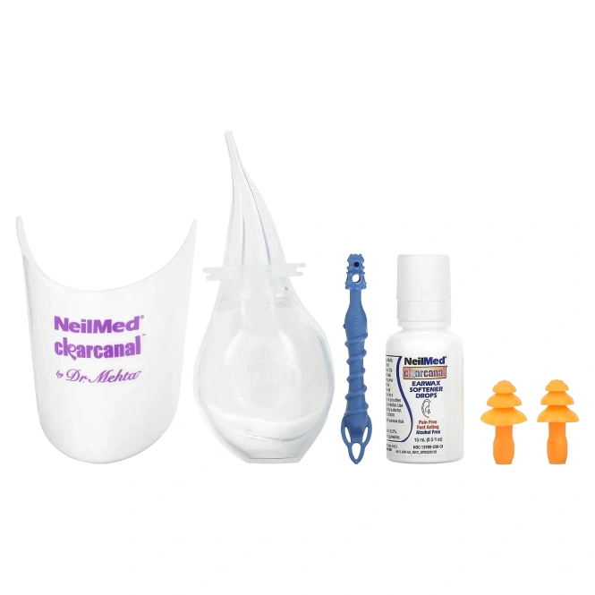 NeilMed, SuaveEar, средство для удаления ушной серы, 6 шт.