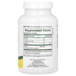 Nature's Plus, Лецитин, 1200 мг, 90 мягких капсул