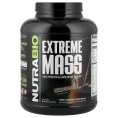 NutraBio, Extreme Mass, с шоколадным вкусом, 2722 г (6 фунтов)
