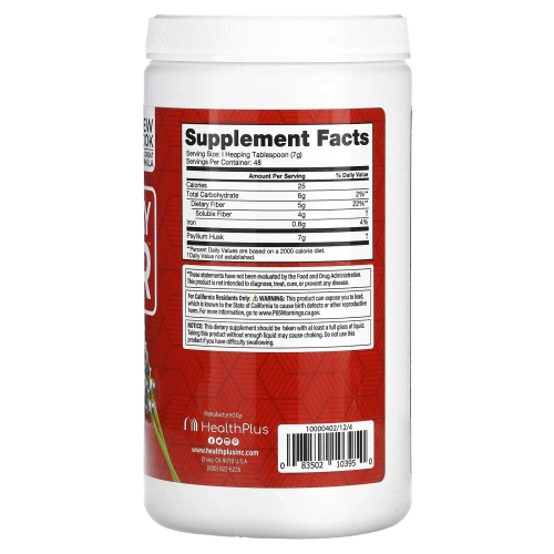 Health Plus, Every Day Клетчатка Original 12 унций