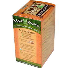 Mate Factor, Органический Yerba Mate, чай 20 чайных пакетиков, 2.47 унции (70 г)