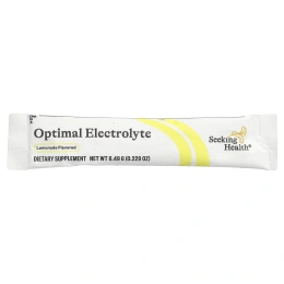 Seeking Health, Optimal Electrolyte, со вкусом лимонада, 30 пакетиков по 6,49 г (0,229 унции)