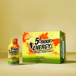 5 Hour Energy, Особо крепкий. Персик Манго 12 бутылок