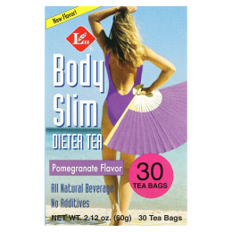 Uncle Lee's Tea, Body Slim Dieter Tea, гранат, 30 чайных пакетиков, 60 г (2,12 унции)