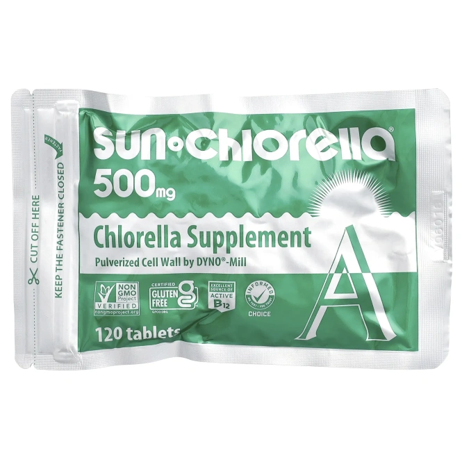 Sun Chlorella, Sun Chlorella A, 500 мг, 120 таблеток