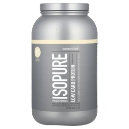 Isopure, Низкоуглеводный протеиновый порошок, жареный кокос, 1,36 кг (3 фунта)