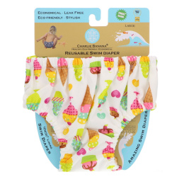Charlie Banana, Многоразовый подгузник для плавания, Gelato, Большой, 1 подгузник