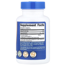 Nutricost, дикий салат, 120 капсул (80 мг в 1 капсуле)