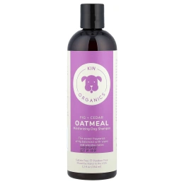 Kin+Kind, увлажняющий шампунь для собак с органической овсянкой, инжир и кедр, 354 мл (12 жидк. унций)