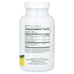 NaturesPlus, кальций и магний с цельнопищевыми ингредиентами, 180 таблеток