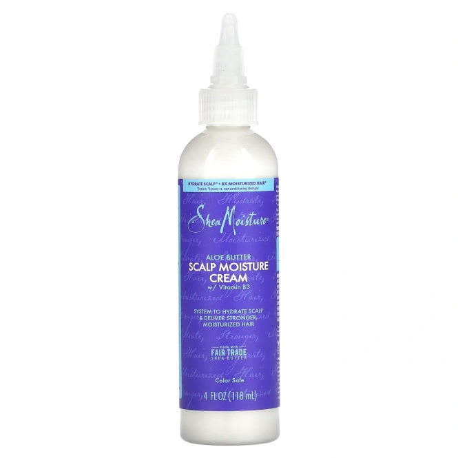 SheaMoisture, Увлажняющий крем для кожи головы, масло алоэ, 118 мл (4 жидк. унц.)